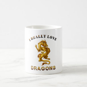 Fantasy Dragon Lover  Kaffeetasse