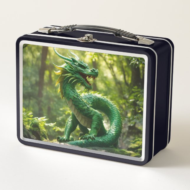 "Fantasy Dragon Lunchbox" Metall Brotdose (Vorderseite)