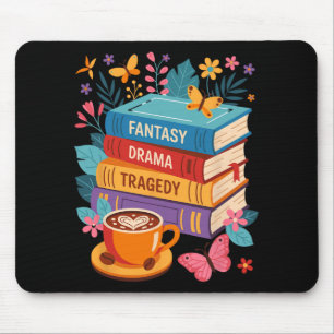 Fantasy Drama Tragedy Books Subtile Anti-Trump Mousepad
