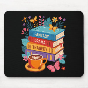 Fantasy-Drama-Tragödie-Bücher Subtile Anti-Trump Mousepad