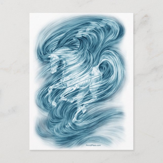 Fantasy Dream Horse Art Postkarte (Vorderseite)