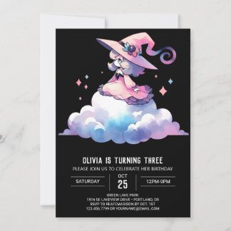 Fantasy Dreamy Wizard Geburtstag Einladung