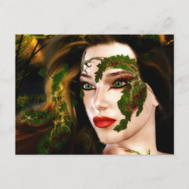 Fantasy Dryad of the Forest Postkarte