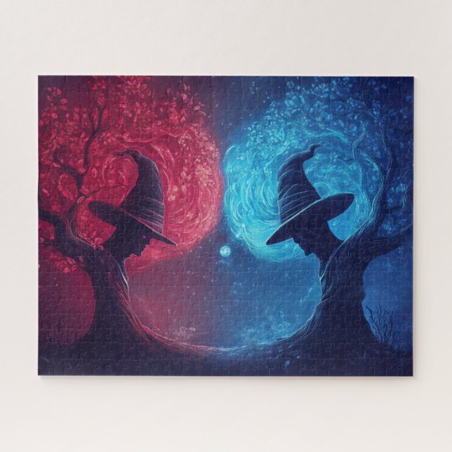 Fantasy Duel glühende Zauberhassen Puzzle (Horizontal)