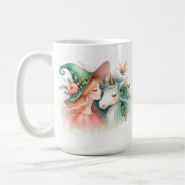 Fantasy-Einhorn-Hexe-Mystisches-Trinkgeschirr-Magi Kaffeetasse
