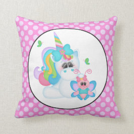 Fantasy Einhorn Mädchen Zimmer Kopfkissen Kissen