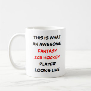 Fantasy-Eishockey-Spieler, phantastisch Kaffeetasse