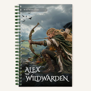 Fantasy-Elfen-Ranger-Notizbuch Notizbuch