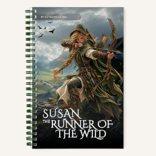Fantasy-Elfenläufer-Notizbuch Notizbuch