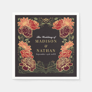 Fantasy Enchanted Floral Gartenhochzeit  Serviette