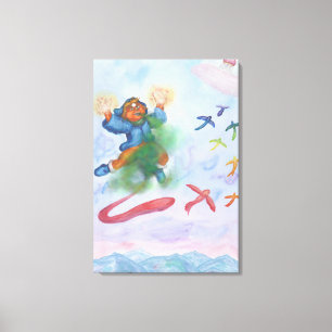 Fantasy Eros God Light Dimension Liebe Leinwanddruck