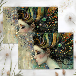 FANTASY FAIRY DECOUPAGE SEIDENPAPIER