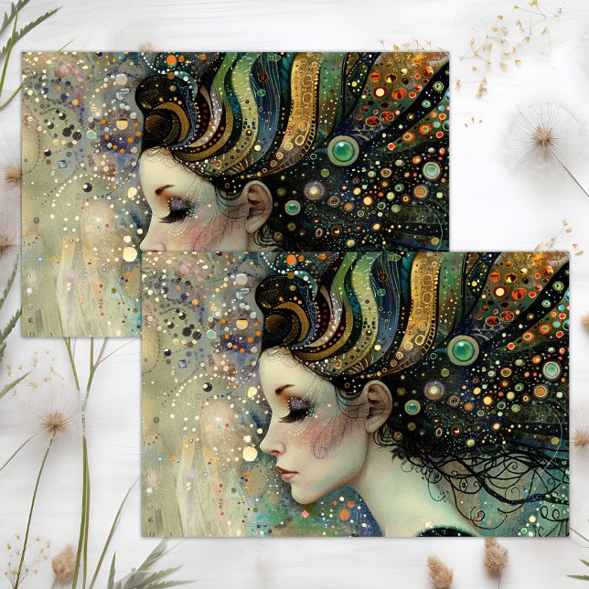 FANTASY FAIRY DECOUPAGE SEIDENPAPIER (FANTASY FAIRY DECOUPAGE TISSUE PAPER)