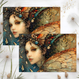 FANTASY FAIRY DECOUPAGE SEIDENPAPIER