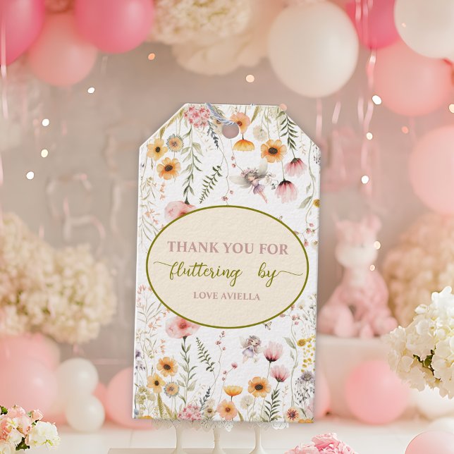 Fantasy Fairy Erste Wildblume Geschenkanhänger (Von Creator hochgeladen)