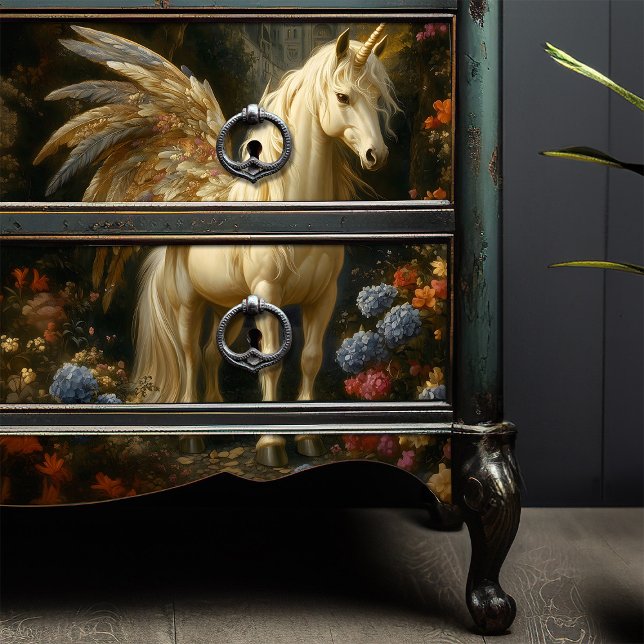 Fantasy Fairy Horse mit mehrfarbigen Flügeln Seidenpapier (Von Creator hochgeladen)