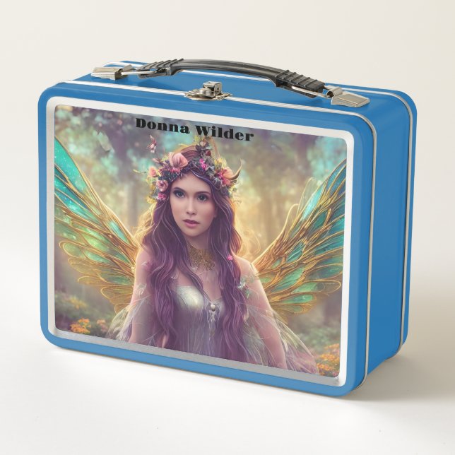 Fantasy Fairy Metall Brotdose (Vorderseite)