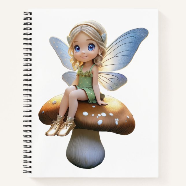 Fantasy Fairy Notebook Notizbuch (Vorderseite)