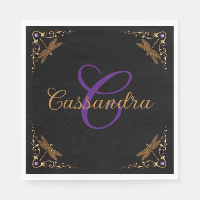 Fantasy Fairy Tale Personalized  Serviette (Vorderseite)