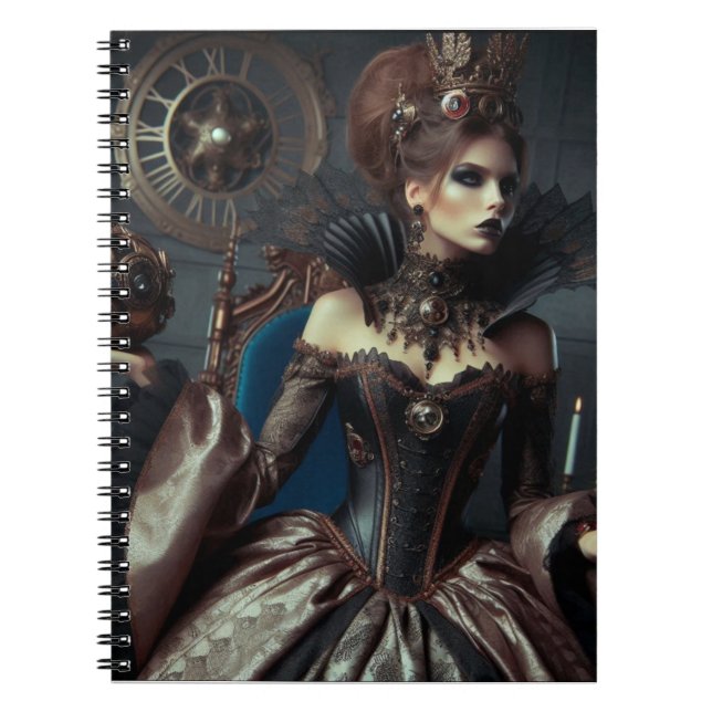 Fantasy Fairytale Elegante Böse Königin Notizblock (Vorderseite)