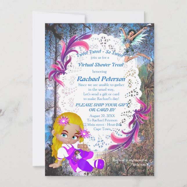 Fantasy Fairytale Geschichten im Wald und Wald Dankeskarte (Vorderseite)