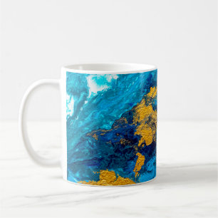 Fantasy-Farben: Künstlerischer abstrakter Hintergr Kaffeetasse