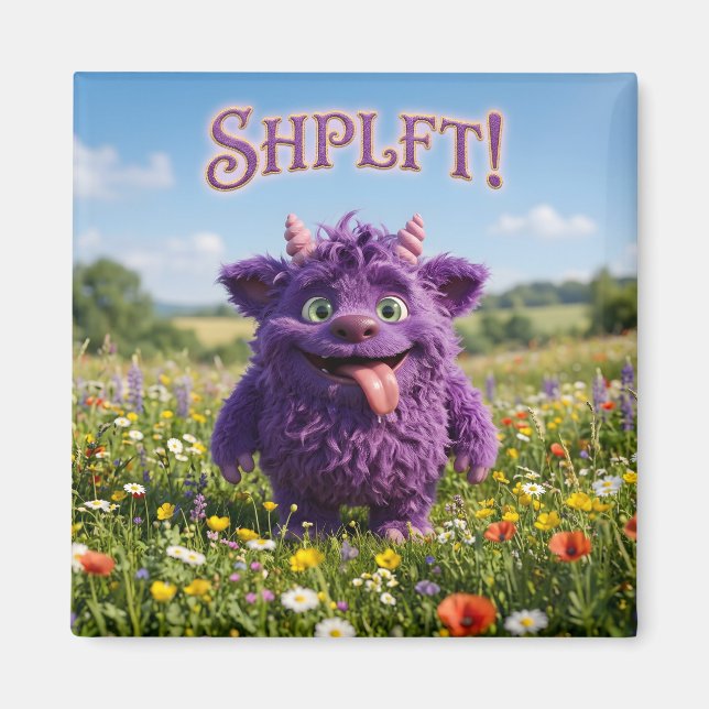 Fantasy-Fell-Furry-Kreatur mit Einstellung Magnet (Vorne)