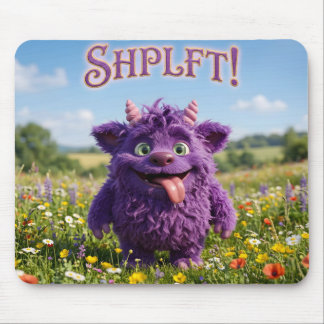 Fantasy-Fell-Furry-Kreatur mit Einstellung Mousepad