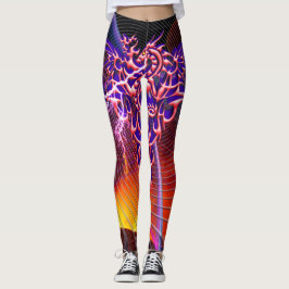 Fantasy Fire Brething Dragon Leggings