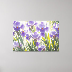 *~* Fantasy Floral Art TV2 Stretched Canvas Print Leinwanddruck