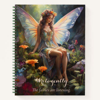 Fantasy Floral Fairy Magic Garden Notizbuch