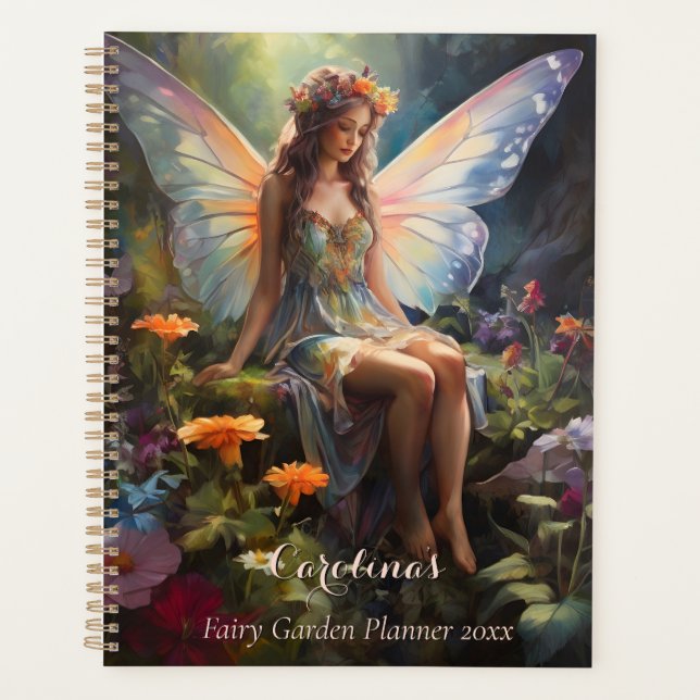 Fantasy Floral Fairy Magic Garden Planer (Vorderseite)