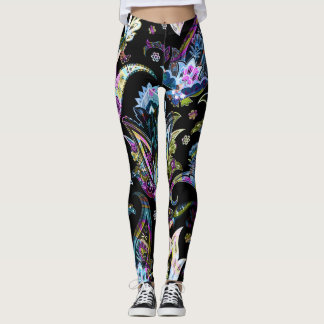 Fantasy Floral Paisley: Nahtlose Ornamente Leggings