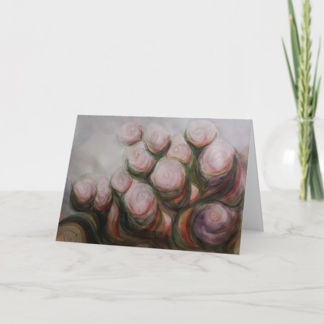 Fantasy Flugzeug Notecard Karte (Vorderseite)