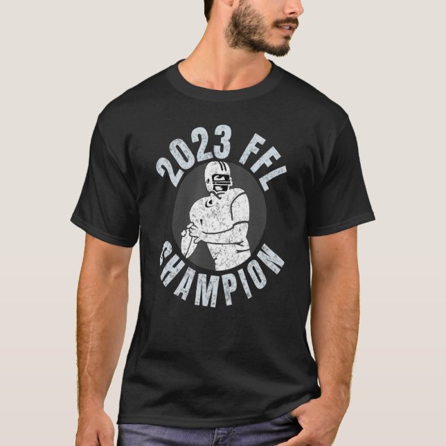 Fantasy Football 2023 League Champion Gewinner 202 T-Shirt (Vorderseite)