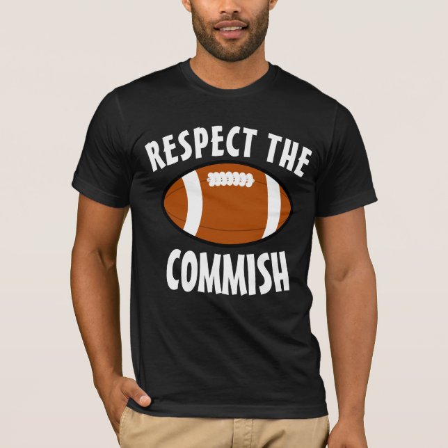 FANTASY FOOTBALL ACHTUNG DER T - SHIRT DER KOMMISS (Vorderseite)