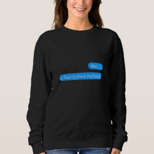 Fantasy-Football-Aufstellung Lustiger Fantasy-Foot Sweatshirt