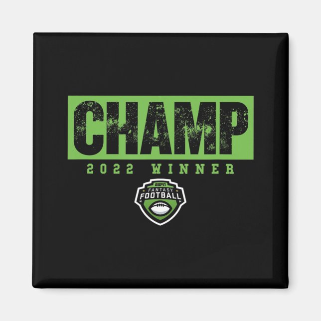 Fantasy Football Champ 222 Gewinner Magnet (Vorne)