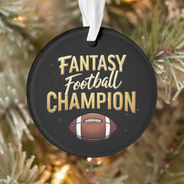 Fantasy Football Champion dominiert wie ein Pro Ornament (Baum)