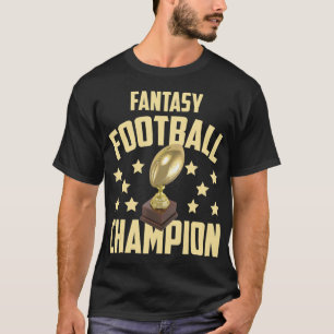 Fantasy Football Champion Entwurf Party T-Shirt