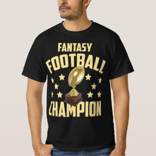 Fantasy Football Champion Entwurf Party T-Shirt