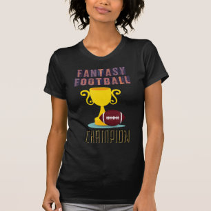 Fantasy Football Champion Trophäe Gewinner T-Shirt