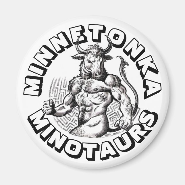 Fantasy Football Champs: Die Minnetonka Minotaurs! Magnet (Vorne)