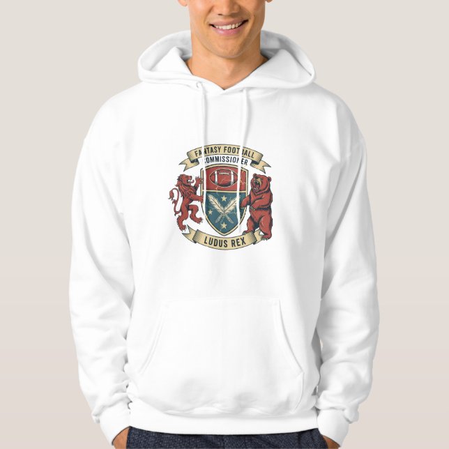 Fantasy Football Commission | Funny League Champ Hoodie (Vorderseite)