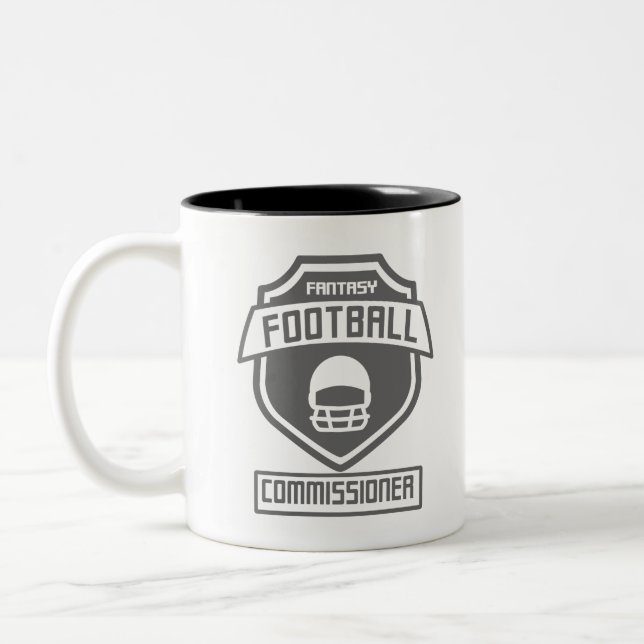 fantasy-football-Commissioner-gray-01 Zweifarbige Tasse (Links)