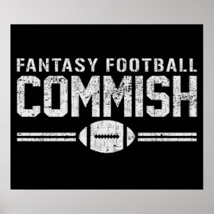 Fantasy Football Commissions Poster