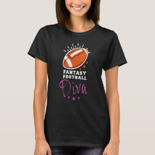 Fantasy Football Diva Entwurf T-Shirt