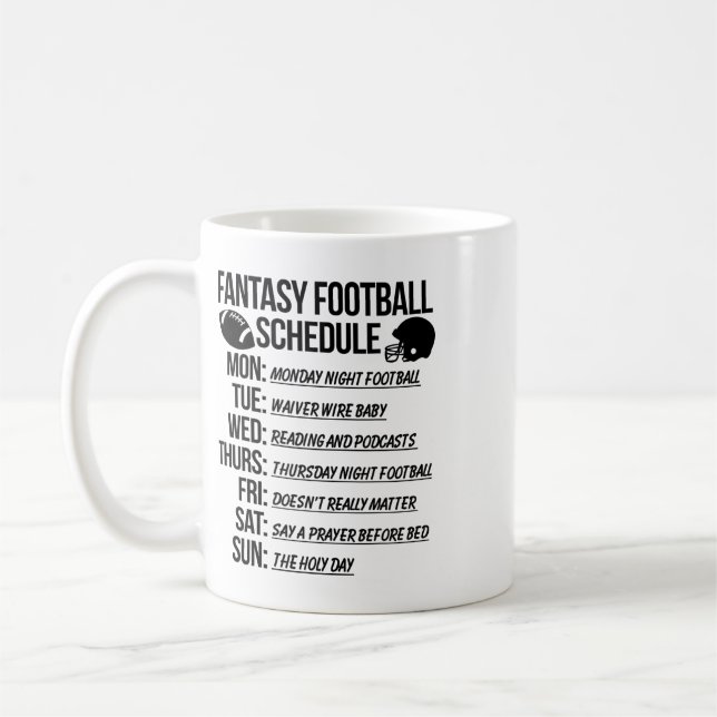 Fantasy-Football-Draftparty  Kaffeetasse (Links)