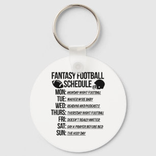 Fantasy-Football-Draftparty Schlüsselanhänger