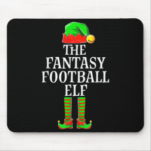 Fantasy Football Elf Apparel Men Boy Kind Weihnach Mousepad